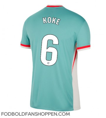 Atletico Madrid Koke #6 Udebanetrøje 2024-25 Kortærmet